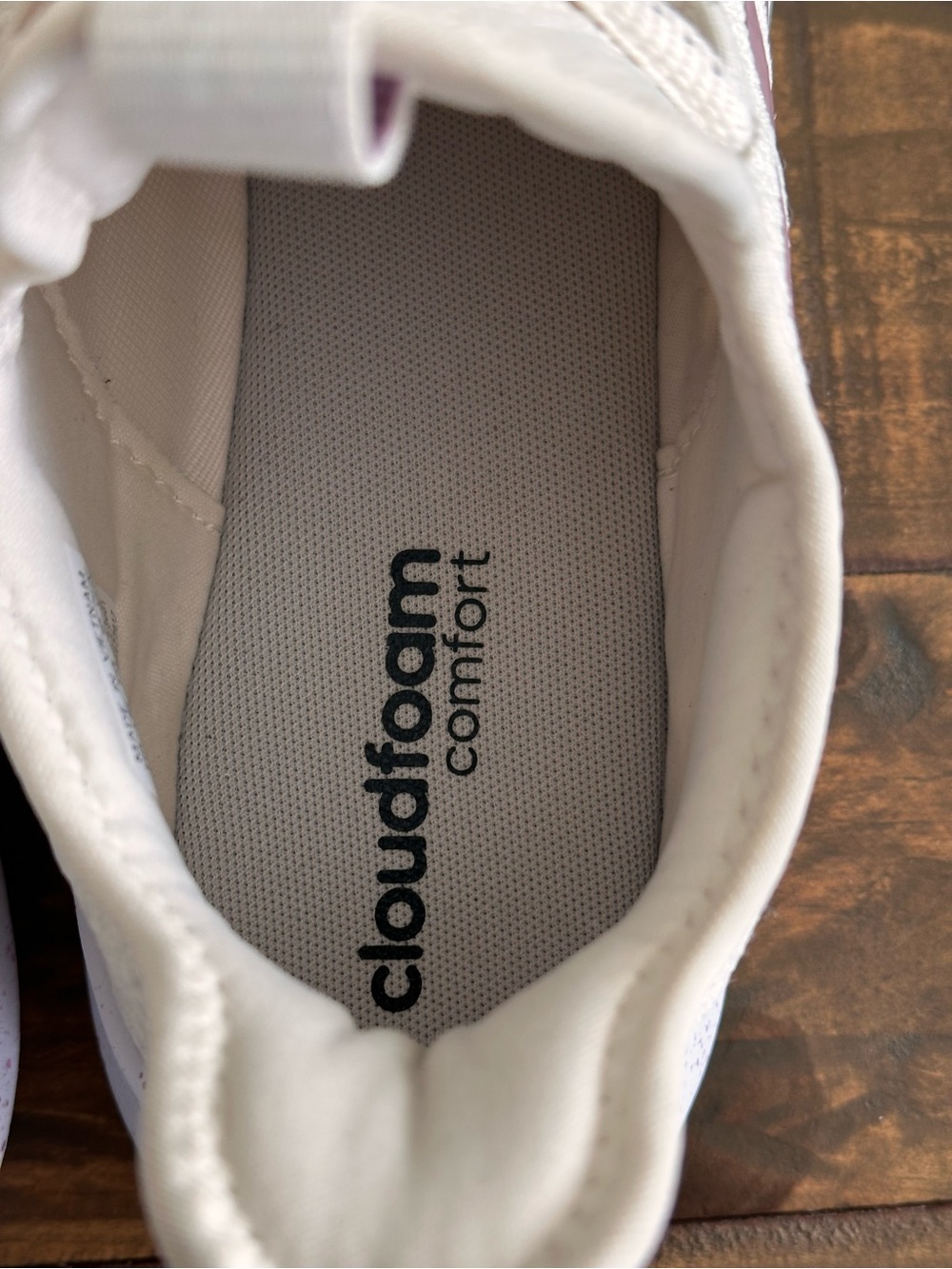 Adidas Cloudfoam Pure 2.0 Running Shoes Women's Size 10 Cream Pink Lightweight - Picture 6 of 10